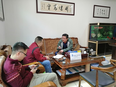 佛山羅總一行來到洲通公司考察洽談裝飾板材復合機 佛山羅總一行來到洲通公司考察洽談裝飾板材復合機